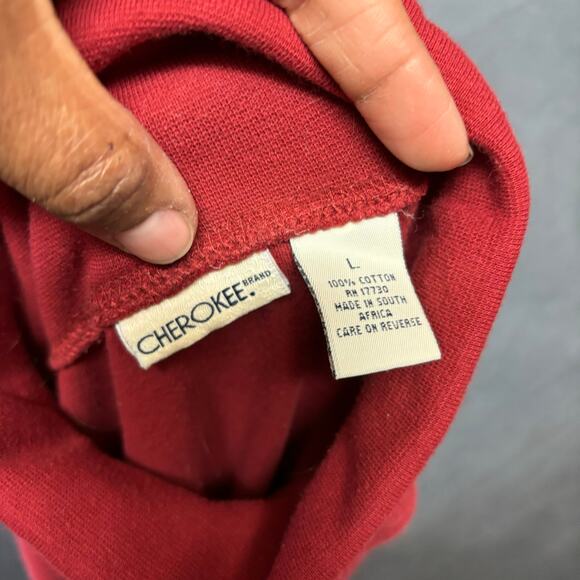 Vintage Cherokee Turtleneck Womens Large Warm Skiing Momcore 80s Comfy Preppy - Picture 4 of 7